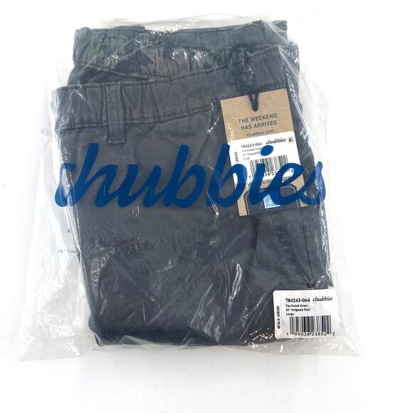 Chubbies Men's The Faded Greys Originals Stretch Twill Pant Size L - Picture 4 of 10